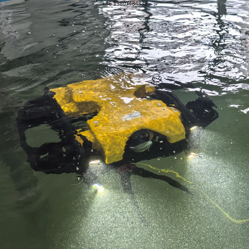 300m Transmission Battery-Free Ultra-Long Endurance Aluminum Alloy Remote220v Power Supply Underwater Robot ROV Brushless Motor