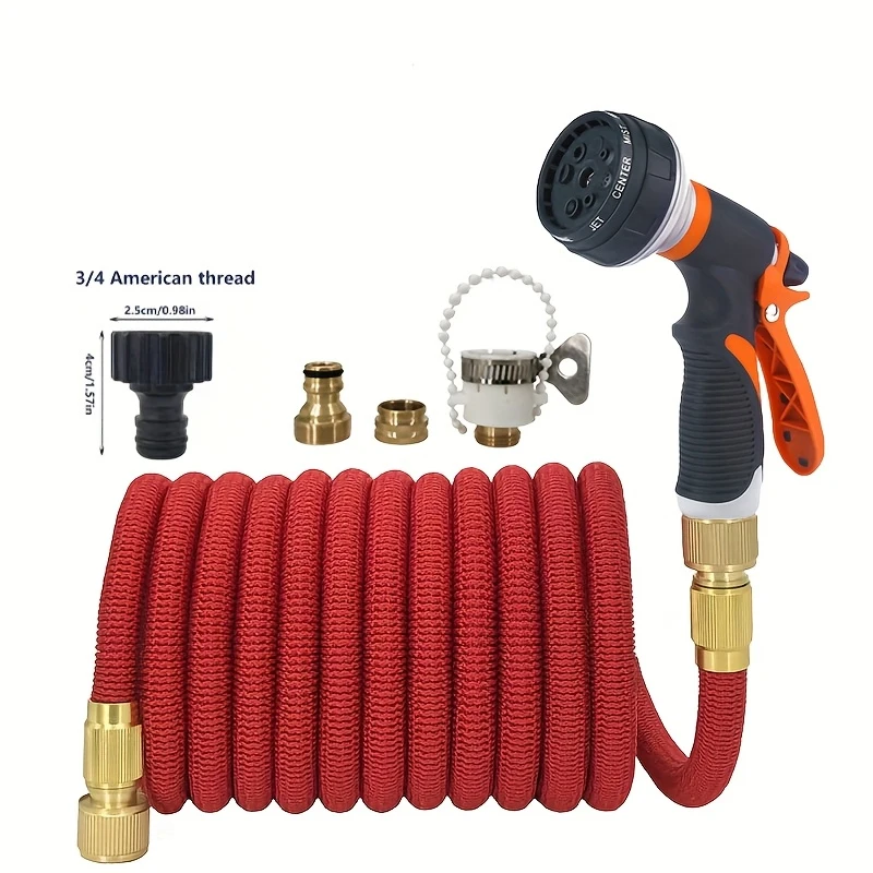 

High Pressure Water Gun Hose Nozzle Multifunctional Car Washer Adjustable Irrigation Sprayer Garden Watering Sprinkler Nozzle