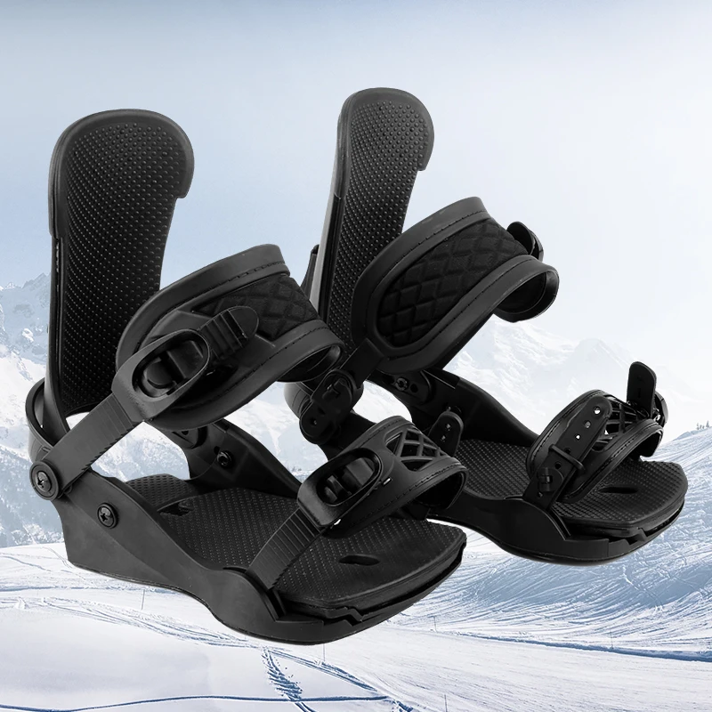 

Cool Full Black Customized Logo Splitboard Snowboard Binding Snow Board Bindings
