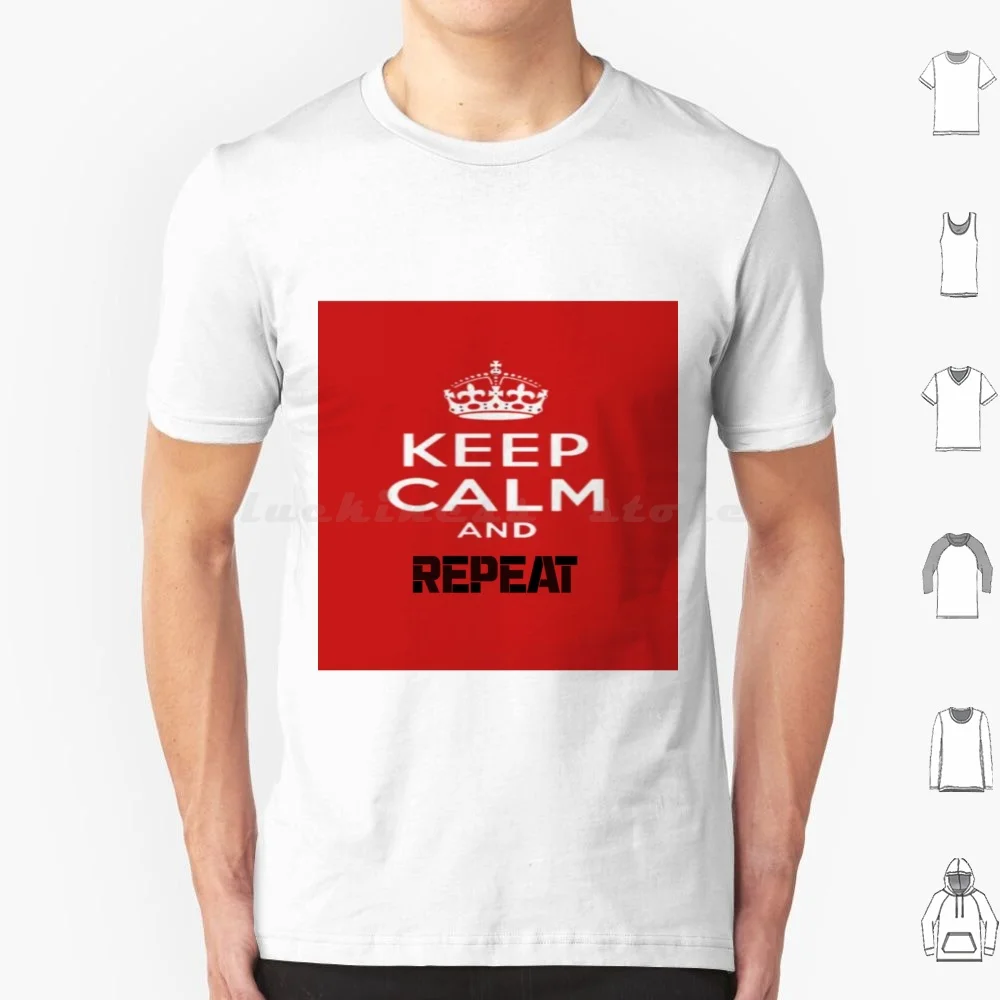 Keep Calm...... T Shirt Big Size 100% Cotton Nautize Ezituan Mouse Duffle Book Yoga