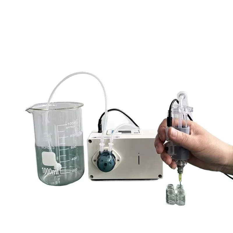 0.5ml-24ml Lab Quantitative Dispenser Small Bottle Mouth Hand-held Liquid Filling Machine  for Perfume Reagents Etc