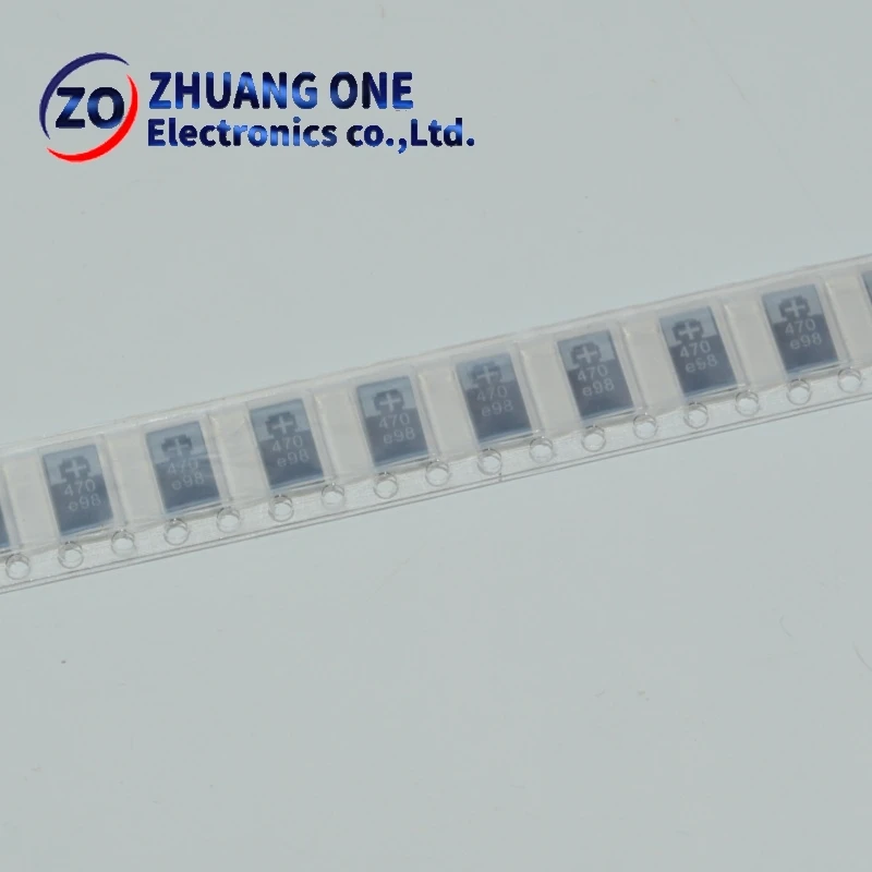 10PCS 2R5TPE330M9 330UF 2R5TPE470M9 2R5TPE220M9 220UF 470UF 2.5V 330 6.3V SMD Tantalum Capacitors Polymer Type D Ultra-Thin 7343