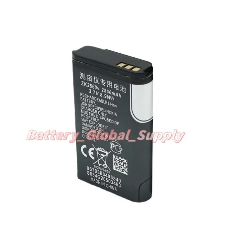 

3.7V 2560mAh replacement battery, suitable for ZK-2560V HP6/HP7/HP7-2 field measuring instrument