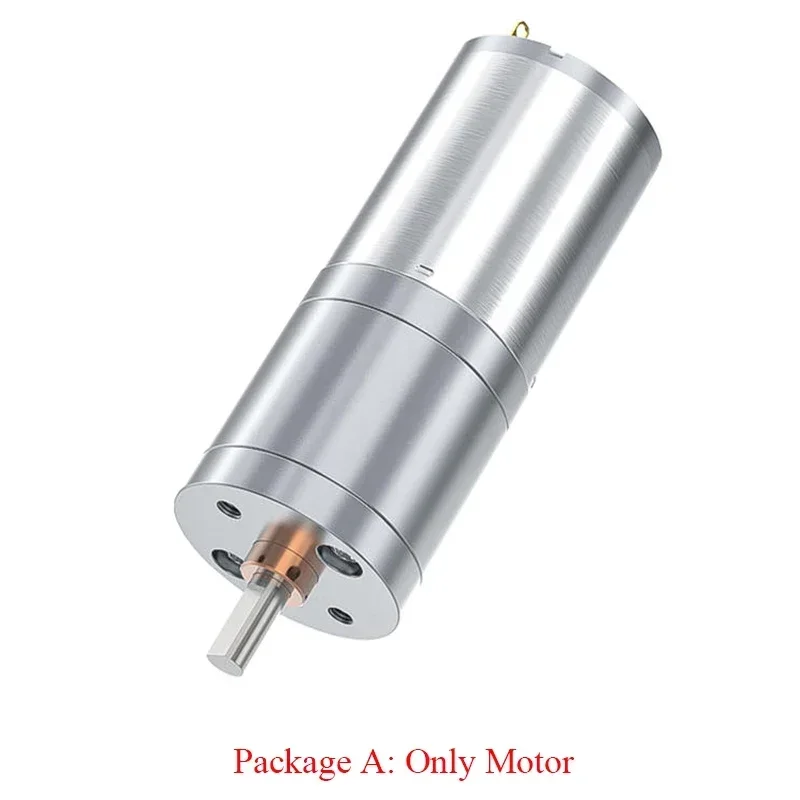 JGA25-370 DC 12V 24V 12RPM-1360RPM Reduction Gear Motor Large Torque High Power Worm Gear Motor Reversed Motor