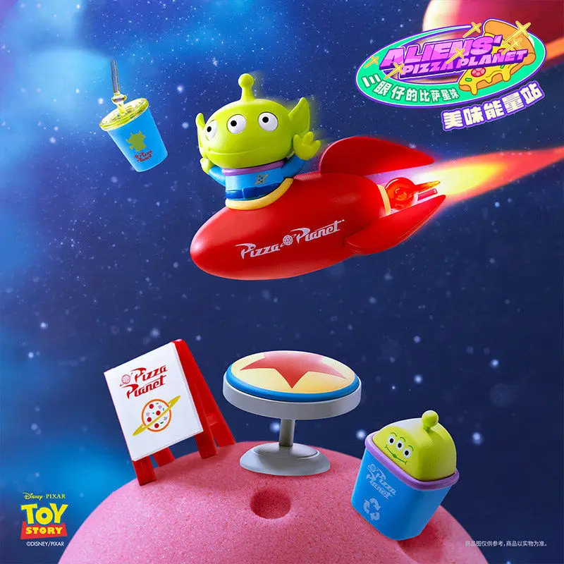 New 52toys Pixar Alien Pizza Planet Blind Box Toy Story Collectible Action Figure Trendy Art Toy Decoration Gift For Enthusiast view 3