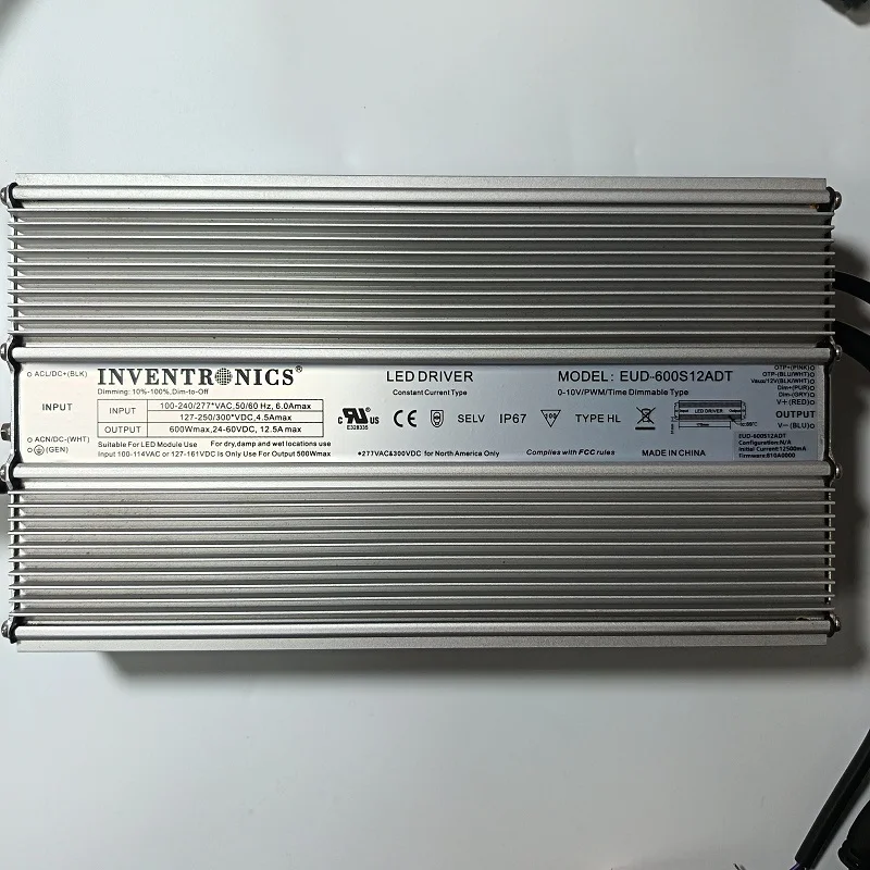 Led Driver Samsung LM301H EVO Growing Light Inventronics 600W Power Supply EUD-600SP12ADT LM301B Quantum Board Plants Indoor