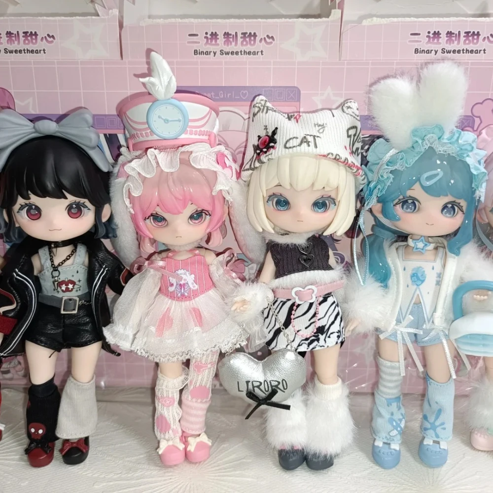 

Подлинная LIRORO Binary Sweetheart Series 1/12 BJD слепая коробка Kawaii фигурка милые аниме куклы модная коллекция подарочные игрушки