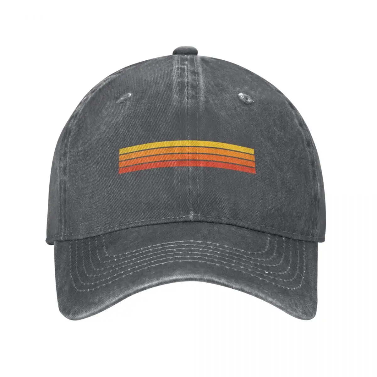 

70s Vintage Retro Summer Stripes Baseball Cap Streetwear Golf Hat Man Sun Cap For Women Men's