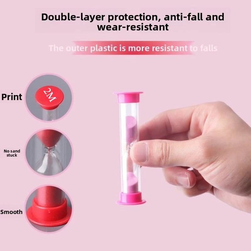 Hourglass Timer Small Wholesale Set Colorful Plastic Student Timing Drop-proof Anti-gravity Gift Ornament Bath Beautiful