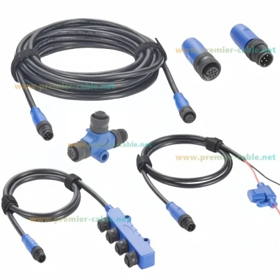 NMEA 2000 N2K Starter-Kit Marine-Qualität Backbone-Anschlusskabel 5-Wege-T-Splitter Tees Terminatoren Stromkabel für Lowrance Simrad B&G – Detail 3
