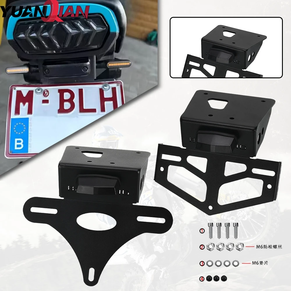 

2024 GROM125 Motorcycle License Plate Holder Bracket For Honda MSX 125 MSX125 2022 2023 GROM 125 Tail Tidy Fender Eliminator Kit