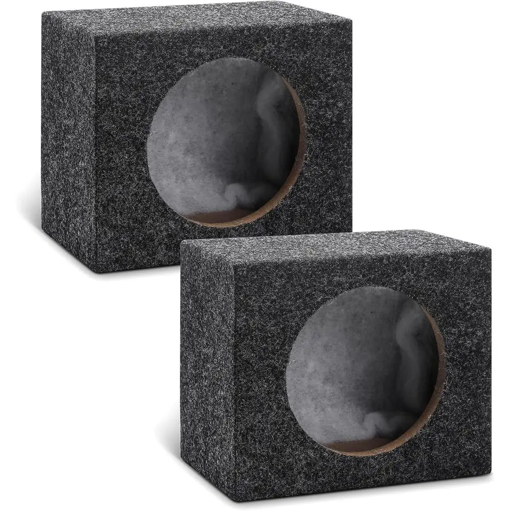 

Dual 6x9 Angled Car Speaker Enclosures - Sturdy Design for Truck or Vehicle Audio Systems