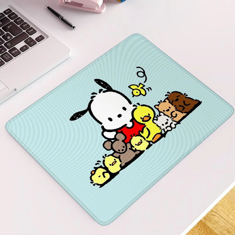 Gaming Mouse Pad Anime Pochacco Small Desk Mat Computer Accessories Mousepad Company Pc Gamer Girl Game Mats Mause Laptop Table