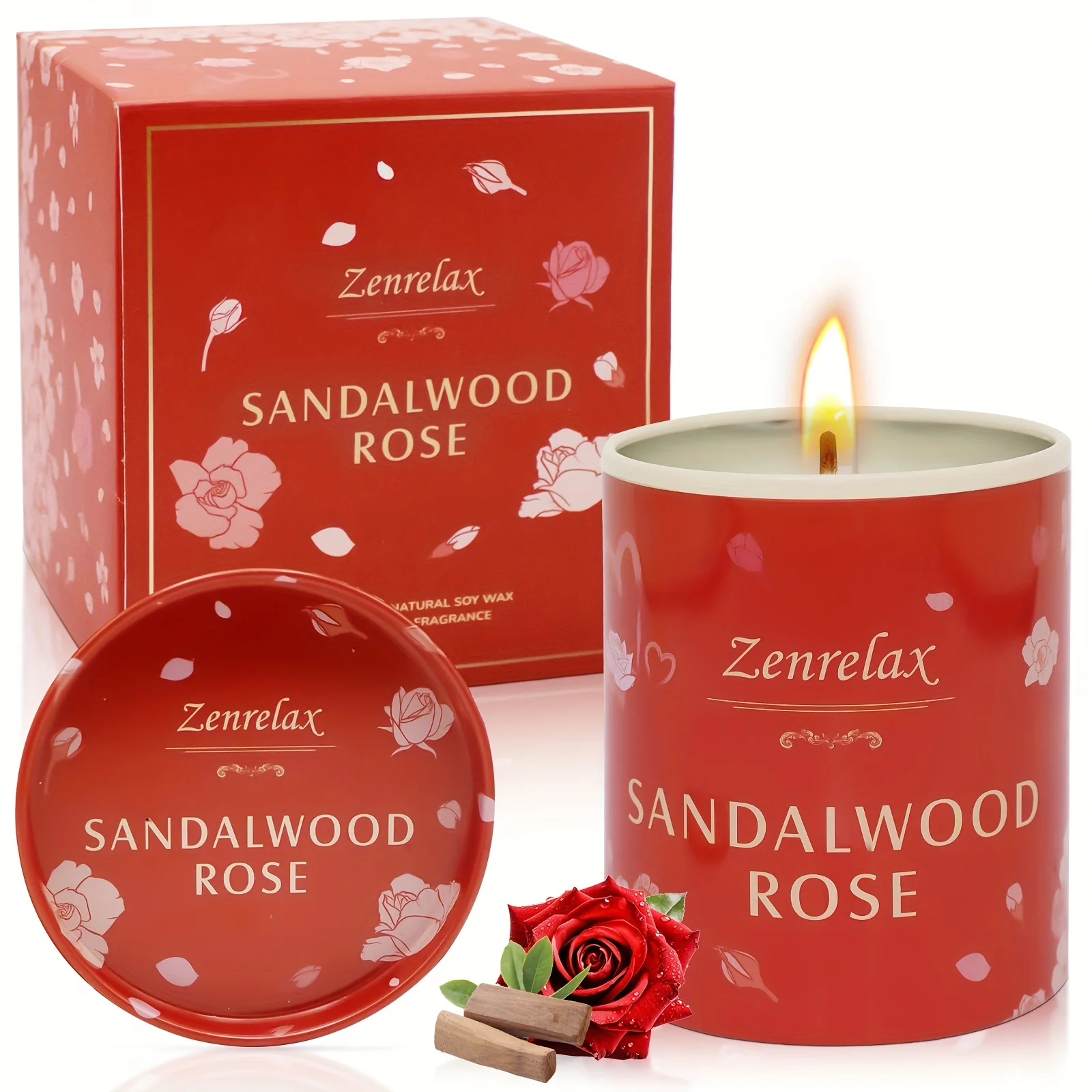 شمعة شمع الصويا العطرية تدوم 50 ساعة، هدية عيد الميلاد وعيد الميلاد وعيد الميلاد للنساء في عيد الأم وعيد الحب #2