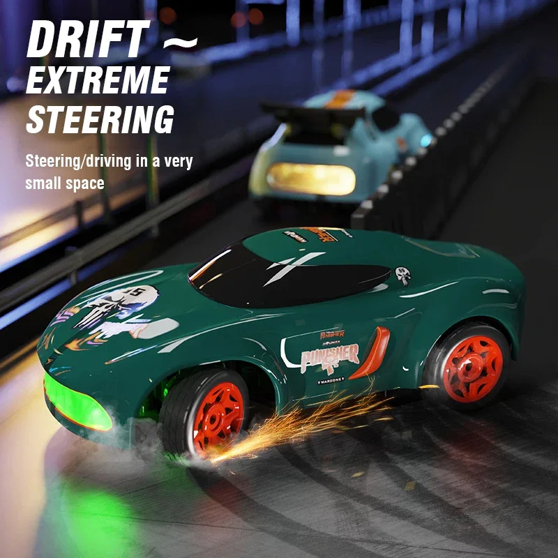 

Mini Rc Car for Boys 4Wd Remote Control Drifting Truck Light 1:64 Radio-Control Racing Cars Children Gift Wireless Model Toys