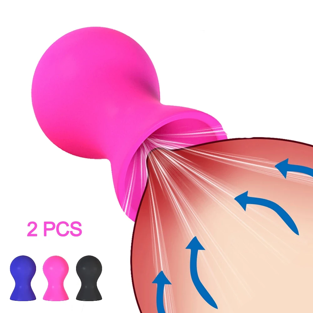 Nipple Sucker Breast Massager G Spot Clitoris Stimulator Nipples Suction Chest Masturbation Bdsm Soft Sex Toys for Woman Couples