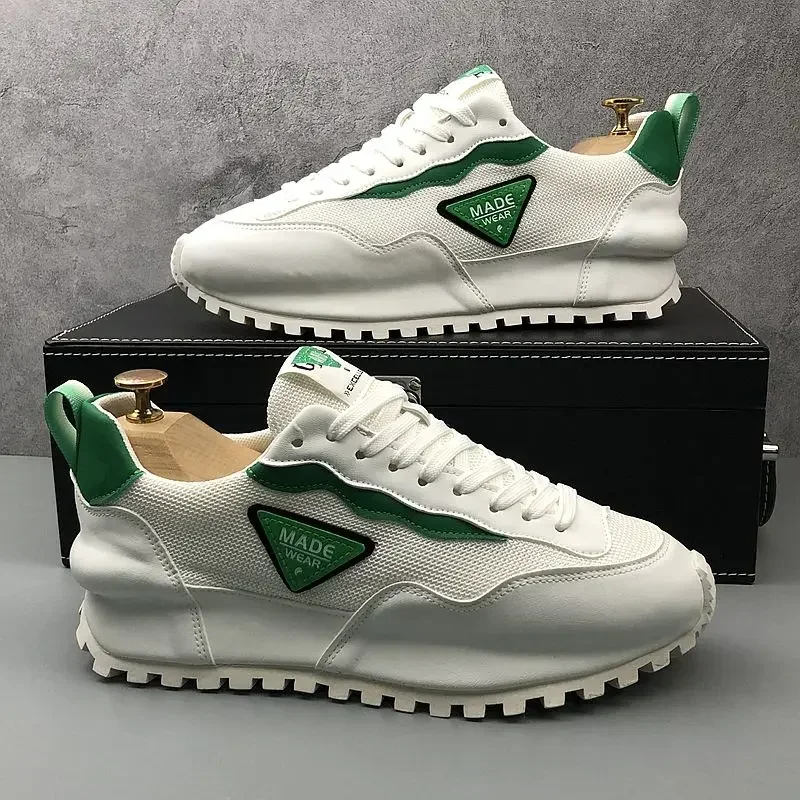 2026 Men Sneakers Casual Fashion Canvas Breathable Increased Internal Platform Shoes Street Trend Cool Mixed Colors Board Shoe