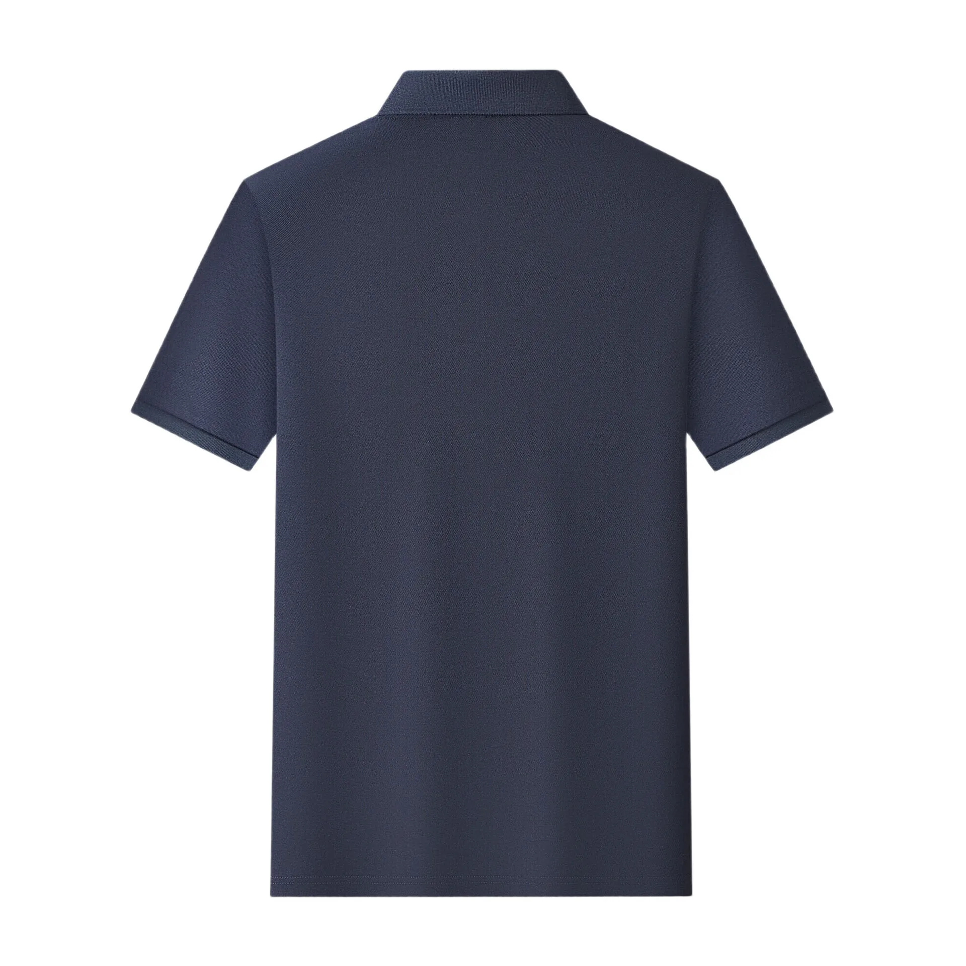UV-beständiges und eisempfindliches, sechdimensionales, elastisches, feuchtigkeitsabsorbierendes und schwitzendes Business-Revers-Kurzarm-Herren-POLO-Shirt
