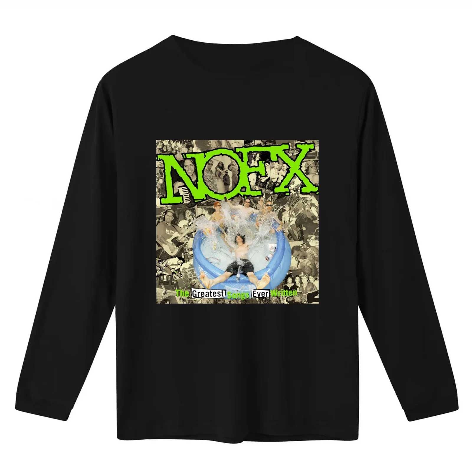 NOFX the greatest songs ever written by us T-Shirt Summer Casual Cotton Tee Oversized Streetwear Tops Vintage Graphic Print