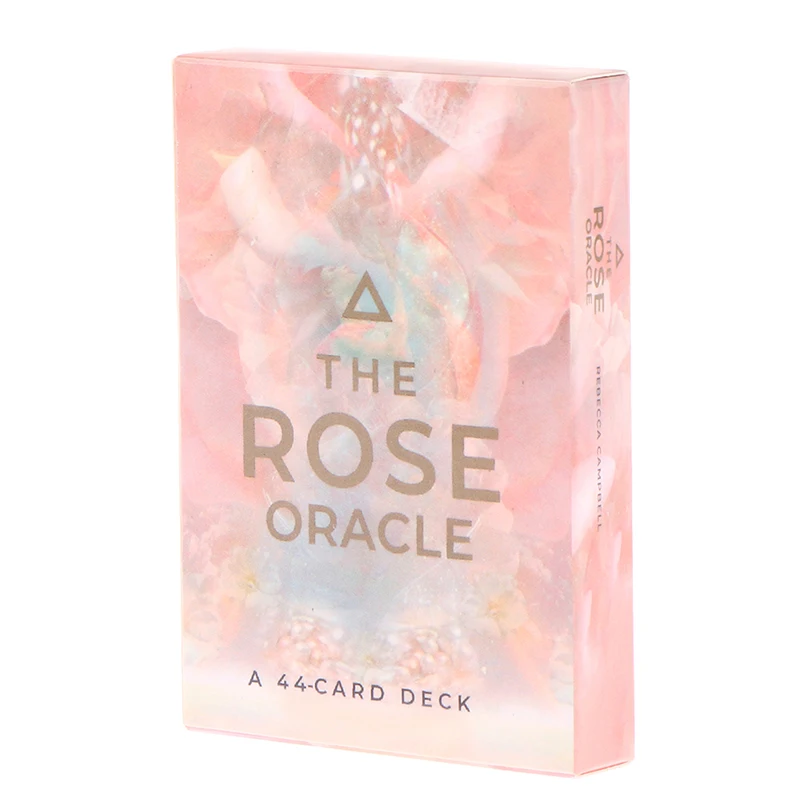 44-Card Deck The Rose Oracle Cards Dreamy Romantic Beautiful Design Pattern For Friends Holiday Gift Board Game Child Toys