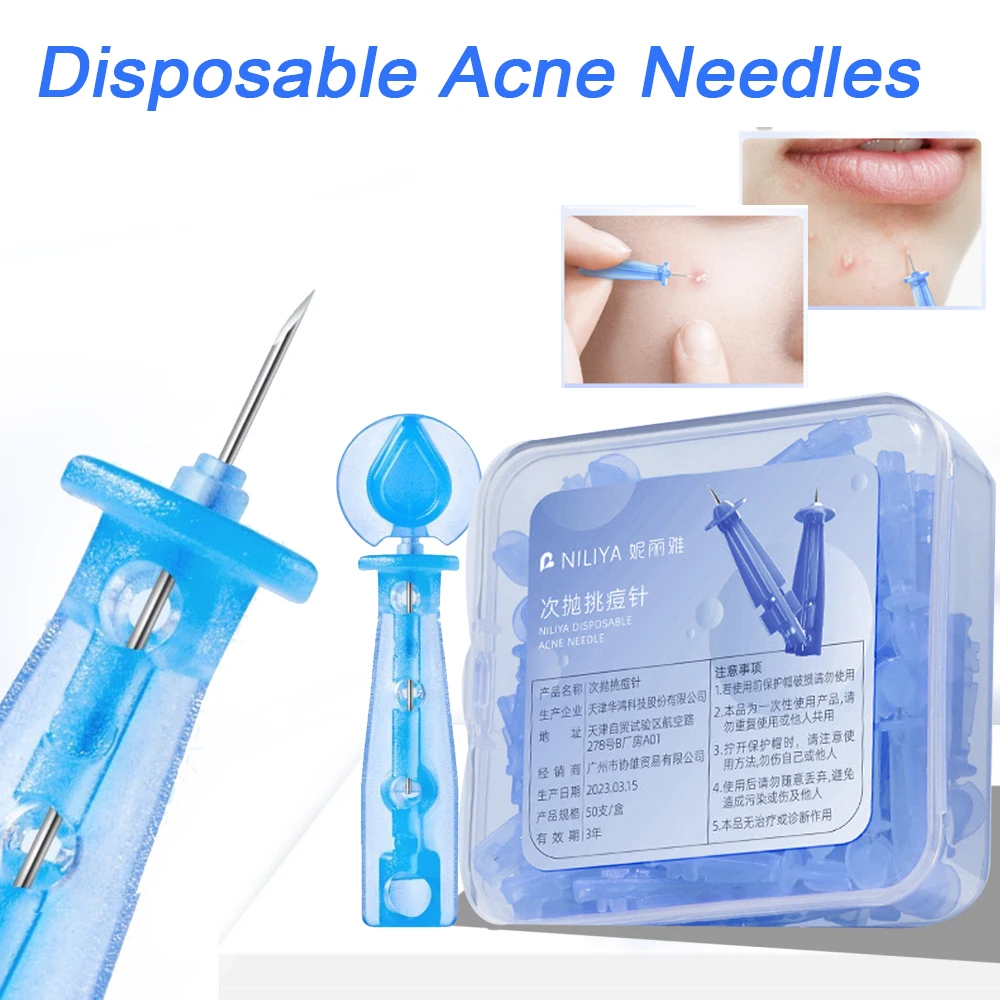 Disposable Acne & Blackhead Remover Kit, Sanitary Skin Care Tools for Pimples and Milia