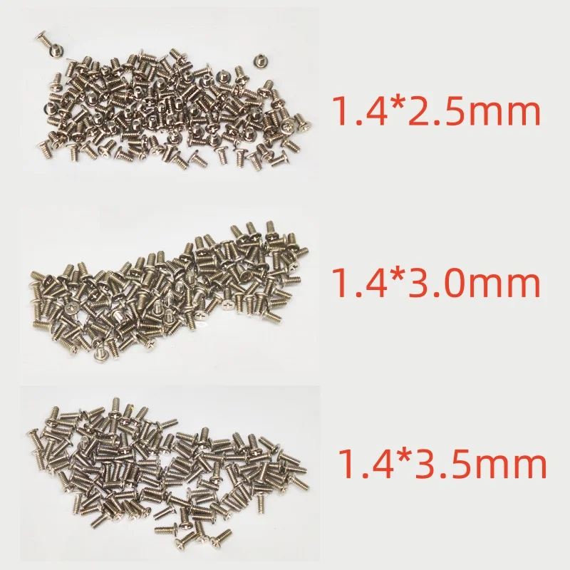 100PCS/Lot 2.5MM 3.0mm 3.5mm Screw For Samsung/Xiaomi/Lenovo/Moto/ASUS/TCL/Nokia OPPO/Vivo/LG/Redmi Honor Mobile Phone Screws