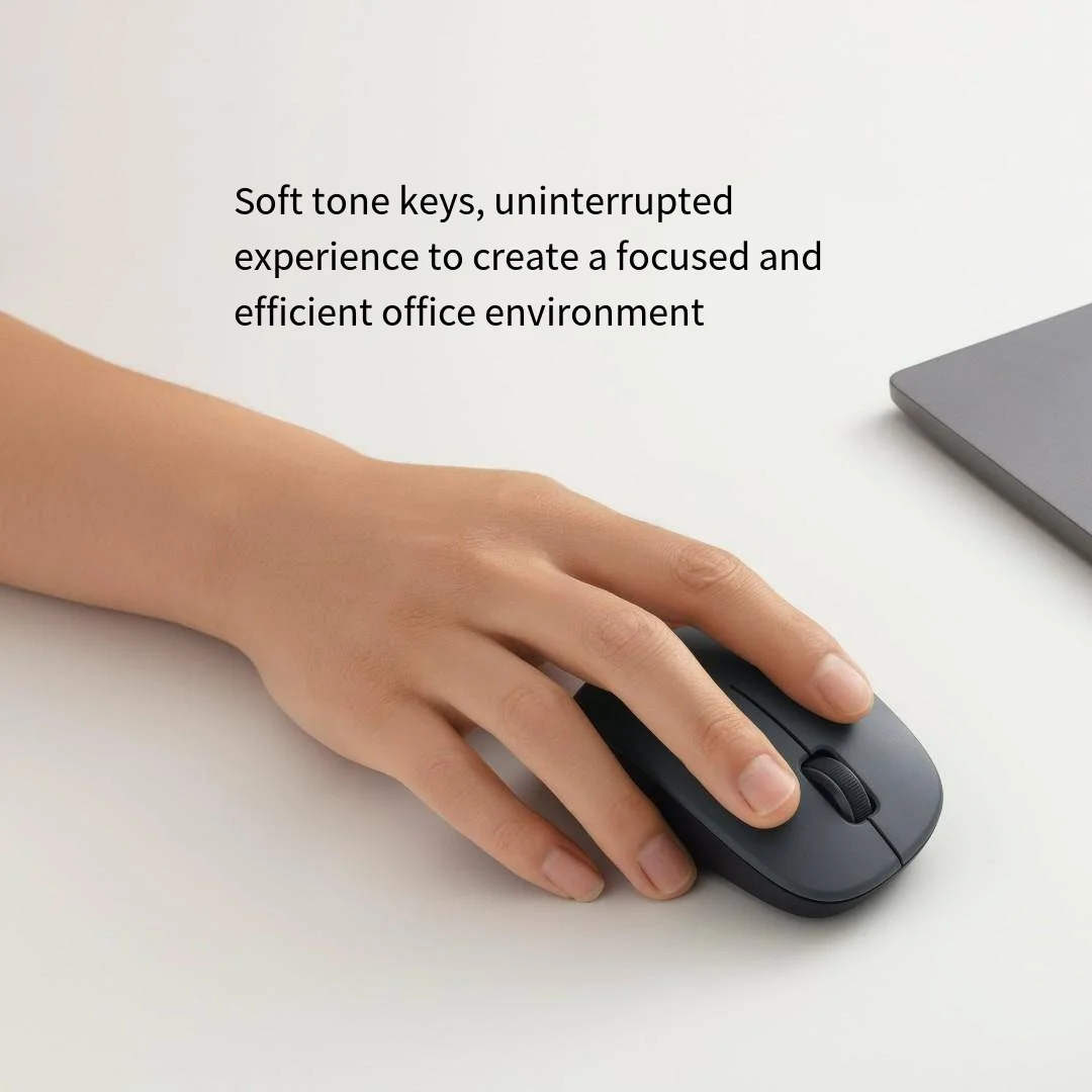 Xiaomi Mijia Wireless PC Laptop Mouse 2.4GHz Comfortable Version Fit Hand-shaped Control 1200DPI Matte Texture Surface For Game