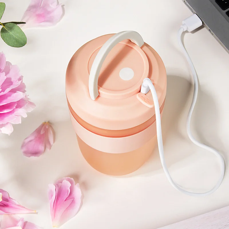 小型電気ミニフードジューサー、ポータブル家庭用フルーツジューサー、学生用ジュースカップ