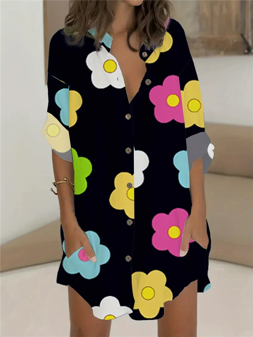 Plusmaat damesjurk met bloemen - Romper Floral Print recensie en prijs
