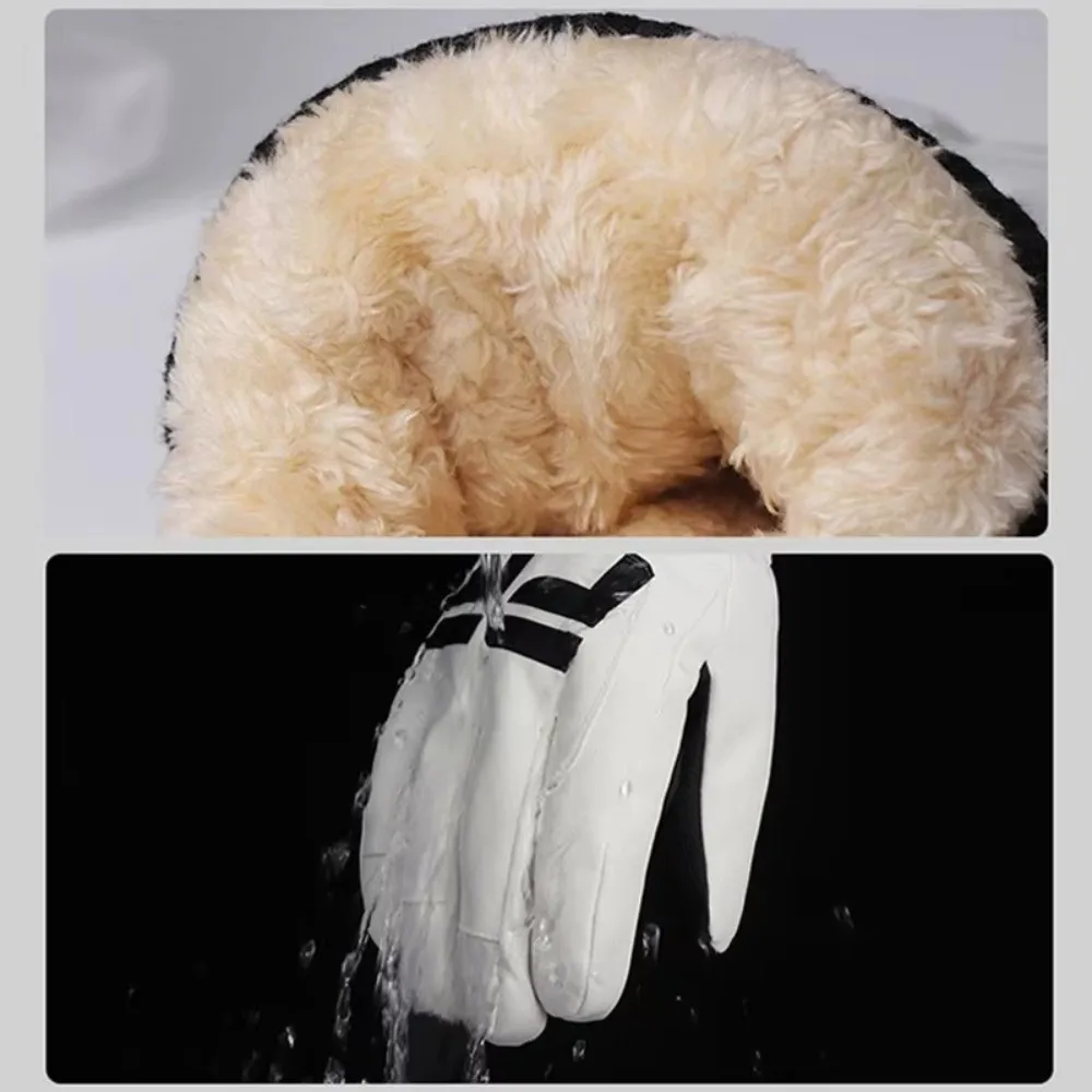 قفازات تزلج مقاومة للرياح للجنسين، قفازات شتوية مقاومة للماء ومقاومة للبرد، قفازات حرارية خفيفة الوزن لركوب الدراجات، رياضات شتوية خارجية