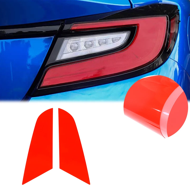 Reverse Light Tint Film TPU Red Backup Light Trim Sticker Backup Light Vinyl Decal Car Accessories For Subaru BRZ ZD8 2022-2026