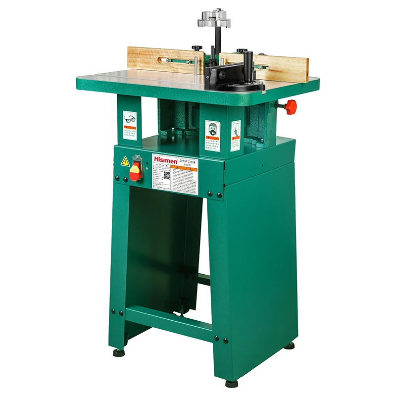 H1701 woodworking shaper moulder milling trimming machine small router table vertical spindle moulder for wood