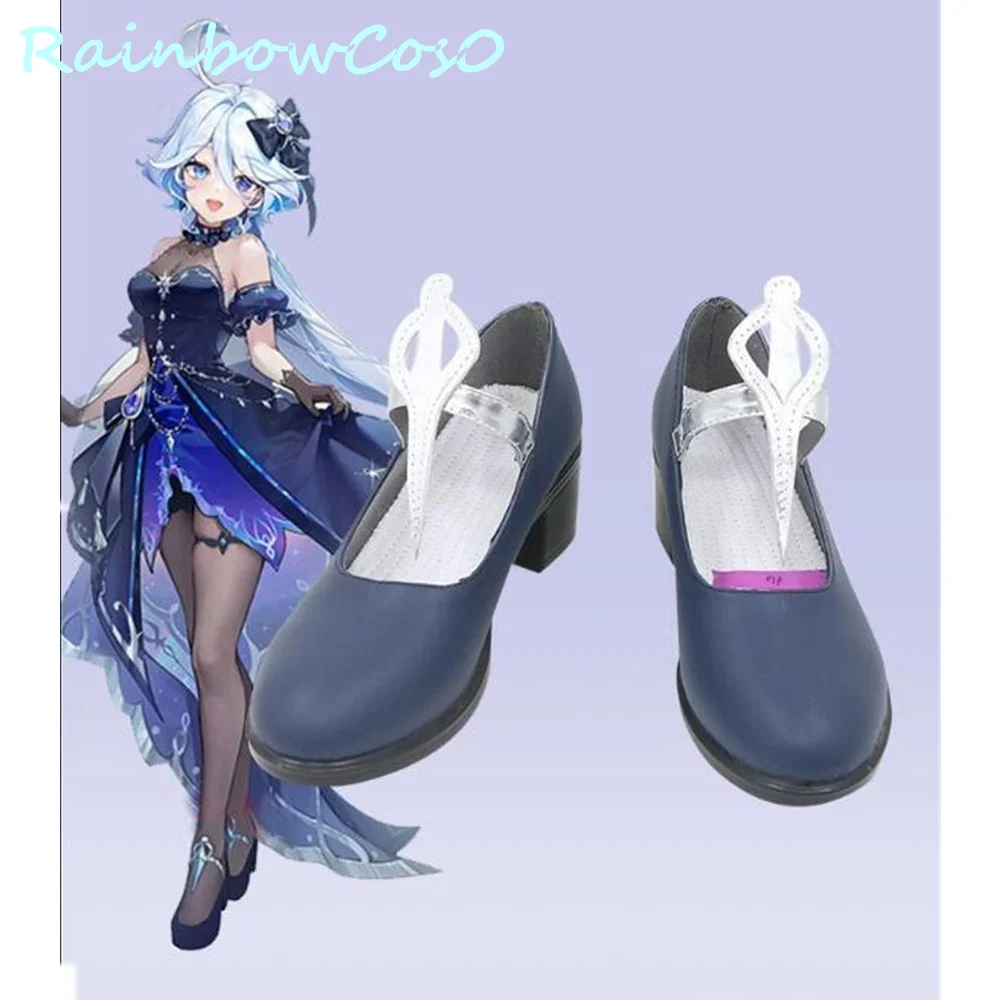 Furina Focalors Furina de Fontaine Genshin Impact Cosplay Shoes Boots Game Anime Halloween Christmas RainbowCos0 W3752