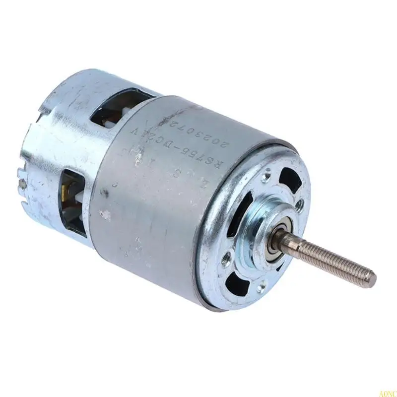 A0NC 755 Motor Trimmer 21V Grass Cutter Motor مع رمح طويل لتجميع جزازة الحشائش أداة استبدال البستنة المحرك