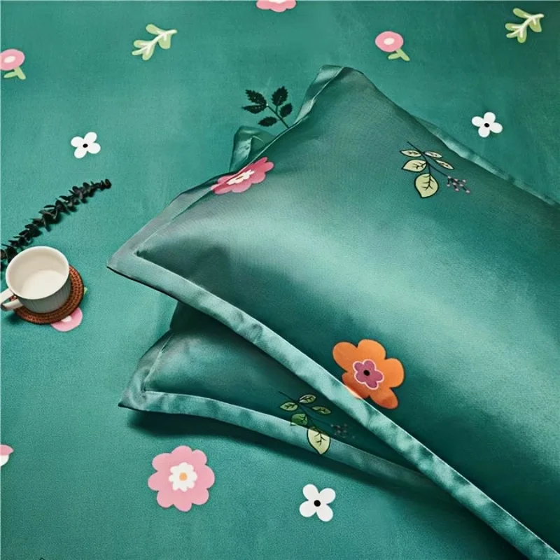 

New Summer Ice Silk Cooling Pillowcase 2PCS