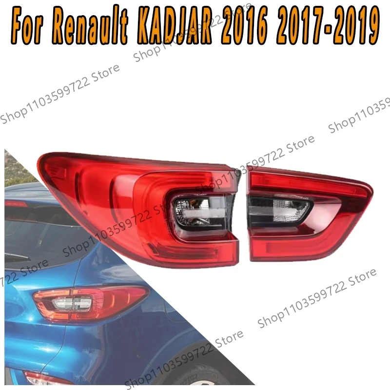 For Renault KADJAR 2016 2017-2019 Automotive Taillight Turn Signal Lamp Brake Light Reverse Light Flashing Light Accessories