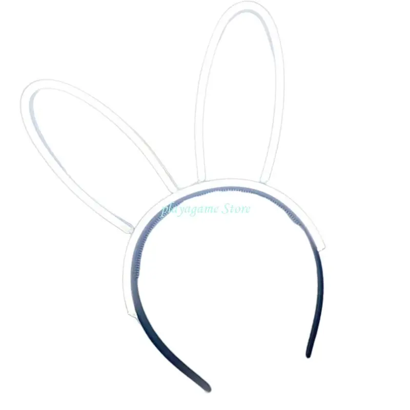 Y88A Kleurveranderende lichtgevende haaraccessoire voor thema-evenementen, veilig voor kinderen