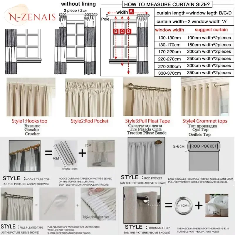 Tende in velluto grigio di dimensioni personalizzate per soggiorno, camera da letto, sala da pranzo, cucina di lusso, finestra moderna, decorazione