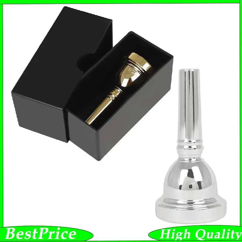Embout de Trombone ténor Bach 6 1/2 (6 1/2), embout AL, pièces de rechange professionnelles pour corne en laiton-image