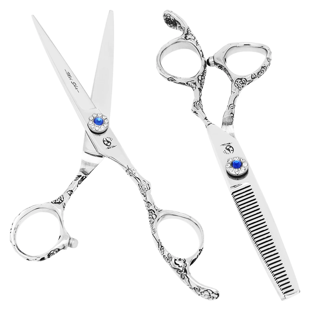

6.0" Hair Scissors Professional Salon Hairdressing Cutting Thinning Styling Shear JP440C Barber Haircut Clippers Supplies A0113A