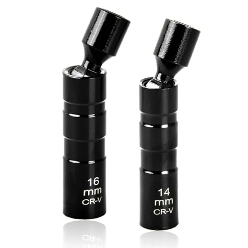 2Pcs 14/16mm 3/8 Inch Spark Socket Wrench Adapter Spark Extractor Connector Set For N54 N55 N63 E90 Car Repair Tool