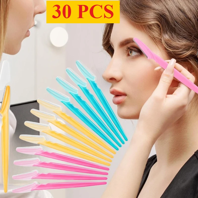 Neuer Augenbrauenrasierer und Gesichtsrasierer für Frauen, Mehrzweck-Peeling-Dermaplaning-Werkzeuge mit Präzisionsabdeckung, Sicherheit und Schönheit