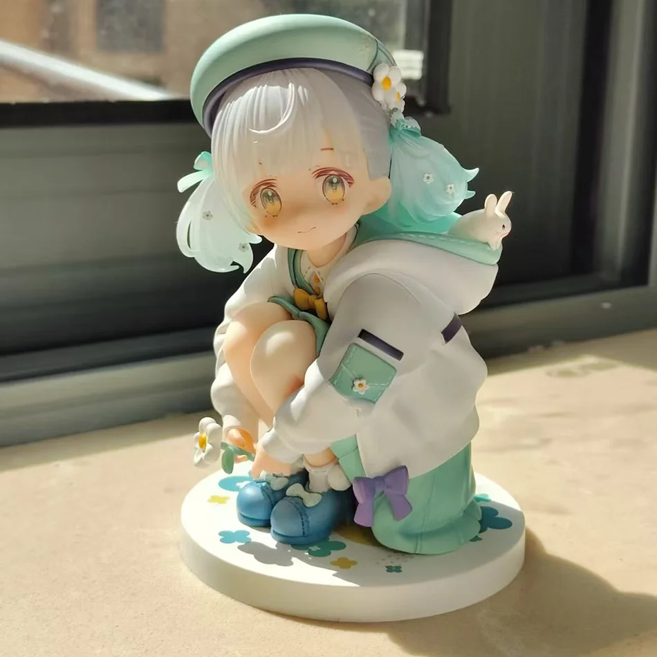 12,5 cm Ageru Anime-Mädchenfigur „Blumen für Dich“ Sencha Original-Charakter, Sahara Mafuyu Sammlermodell-Puppe Spielzeug Geschenk für Fans