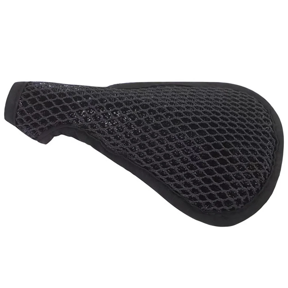 Protector de sillín de bicicleta de malla transpirable, Protector elástico decorativo para sillín de bicicleta, apto para accesorios de bicicleta de montaña y carretera