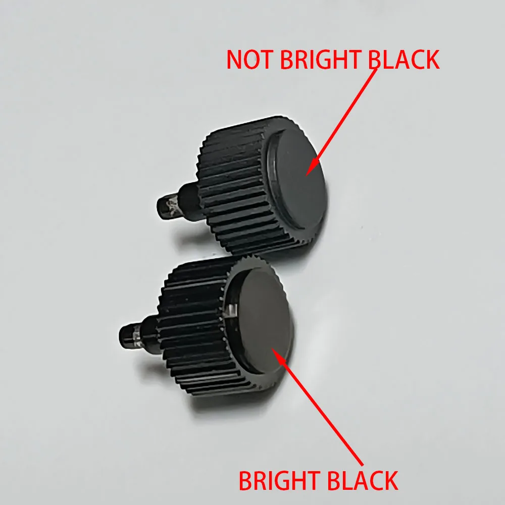 007 Screw-in High Quality Crown Case Replace Watch Crown Engraved Signed 'S' Fits NH34 NH 35 NH36 Movement 3 Style Crown