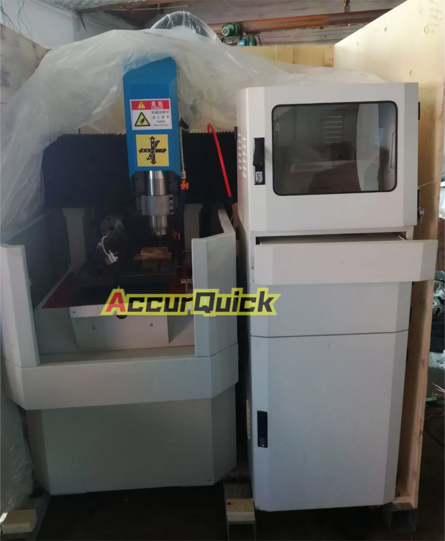 

400mm*500mm CNC Mould Milling Machine 3KW Spindle CNC Metal Router with Rotary Axis
