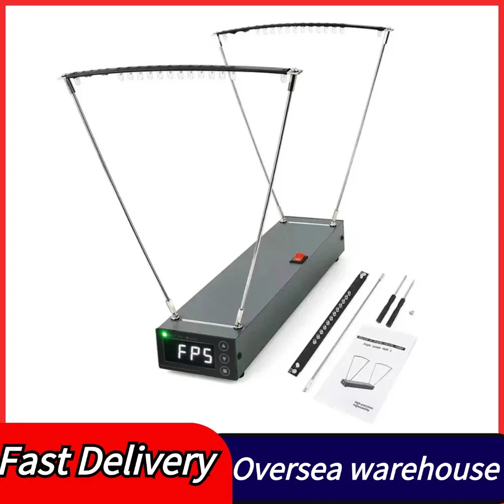 Velocimetry Speed Measuring Instrument 0-2000MPS Bow Velocity Measurement Tool Aluminum Alloy Canopy-type Speedometer