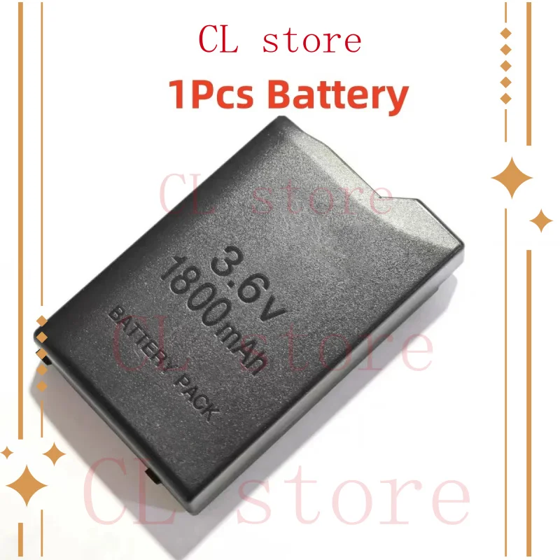 1800mAh Lithium Rechargeable Battery Pack For Sony PSP1000 PSP 1000 PSP-110 Console Gamepad 3.6V Replacement batteries