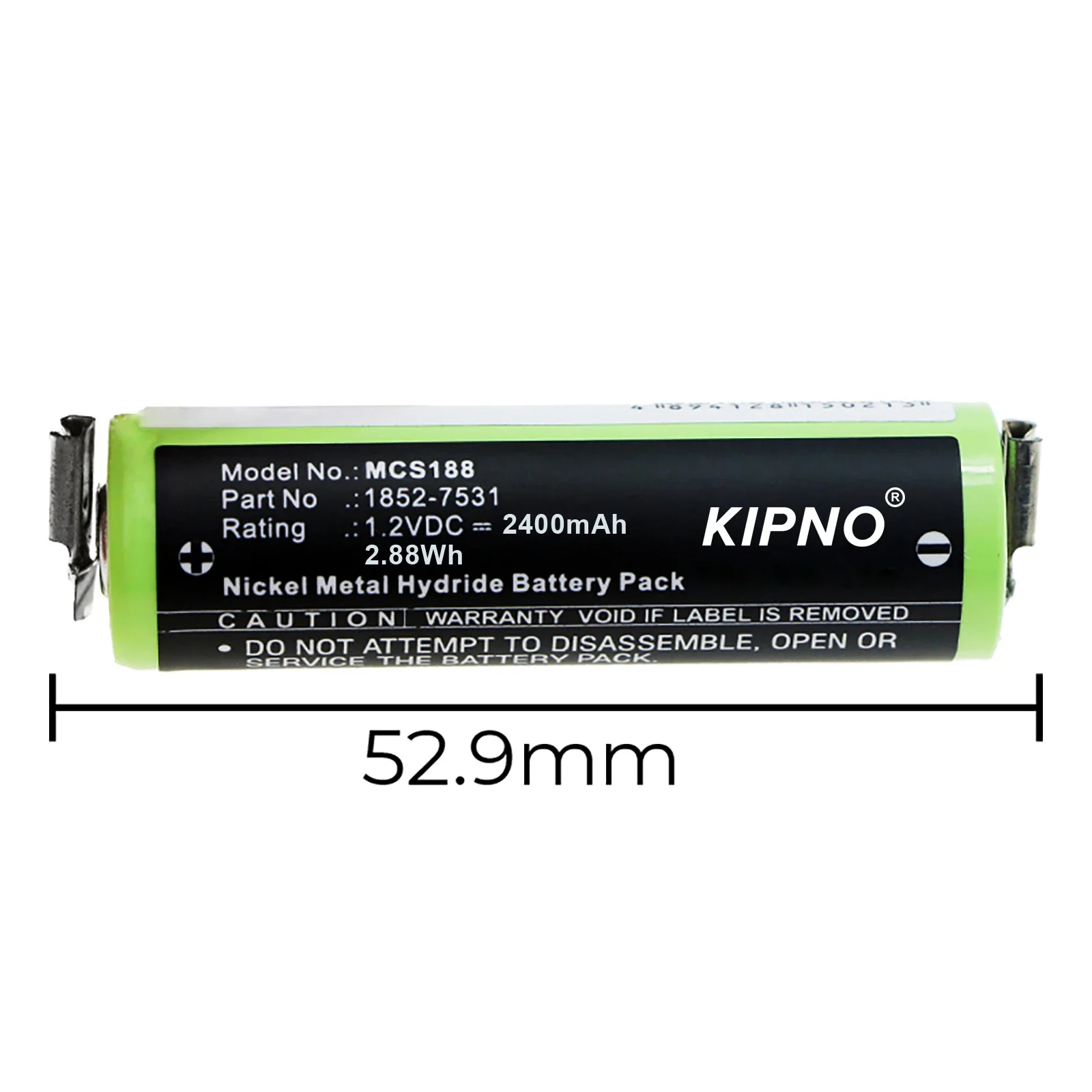 

2400Ah Battery for Moser 1590-7291 1852-7531 Wella KR-800 AAE Easy Style 1881 ChroMini 1591 1591B Xpert HS50 Tonde Eco S Profi