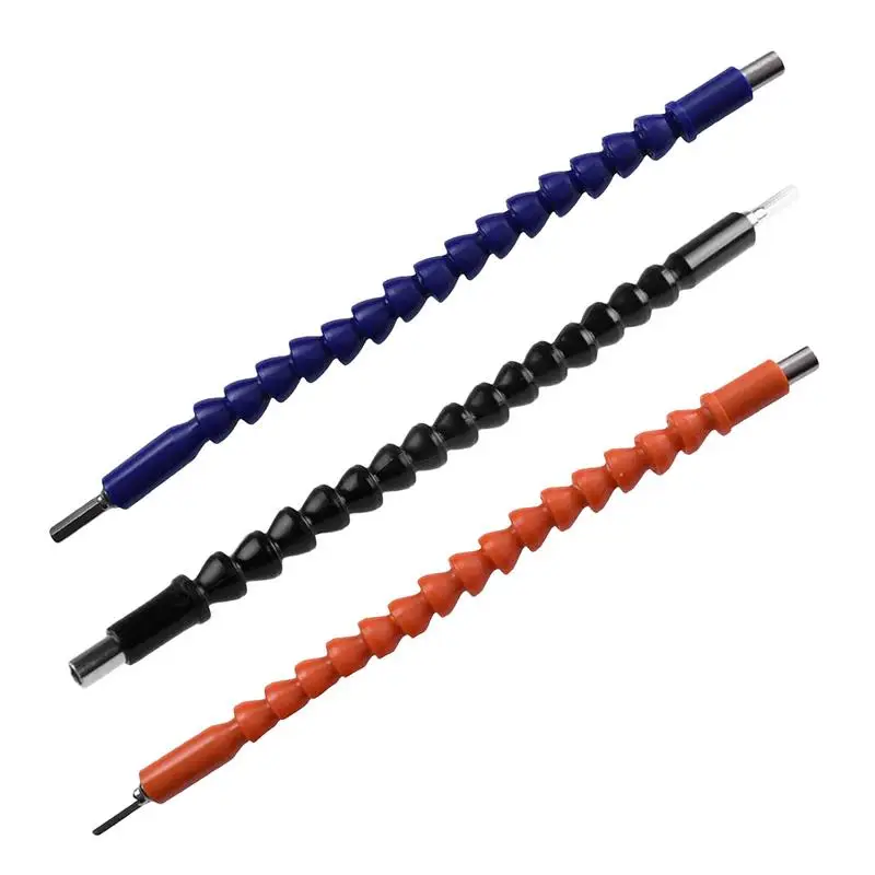 Flexible Drill Bit Extension Electric Screwdriver Bit Extension Hex Cardan Flexible Shaft 1/4 Manual 90 Right Angle 7.87inches